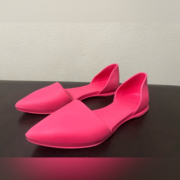 Native Shoes Shoes - Native Audrey EVA Pointed Toe Flat Rubber Lightweight Women’s 8 Pink